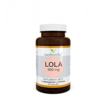 LOLA L-asparaginian L-ornityny 50 kaps Medverita